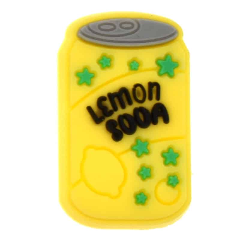 LEMON SODA fizzy drink can 469-25 Shoe Charm