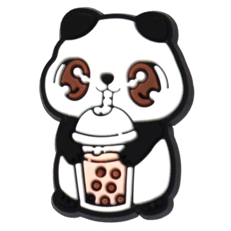 Panda bubble tea 469-28 Shoe Charm