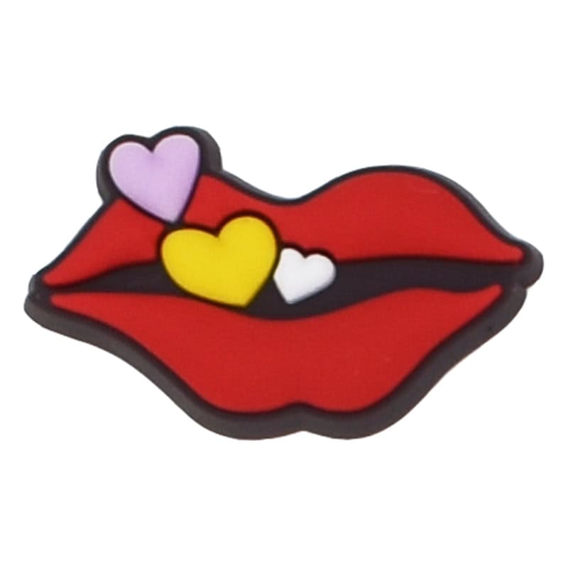 Red heart lips 47-06 Shoe Charm