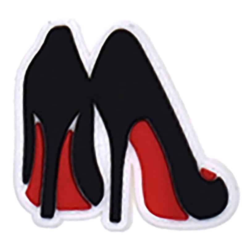 Black high heel shoes 47-29 Shoe Charm