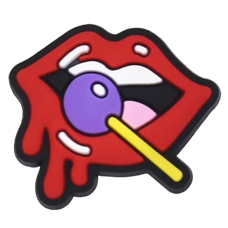 Suck the lolly lips 47-35 Shoe Charm