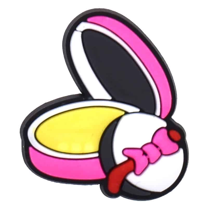 Pink powder compact Cosmetics  47-60 Shoe Charm