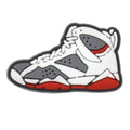 Shoe Charm - grey patch trainers 478-05