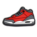 Shoe Charm - Red top trainers 478-06