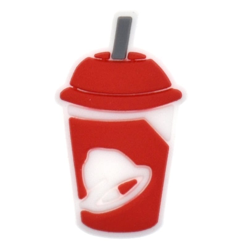 Shoe Charm -  Red Taco Bell cup 479-04