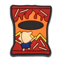 Shoe Charm -  Fiery Savoury snack 479-08