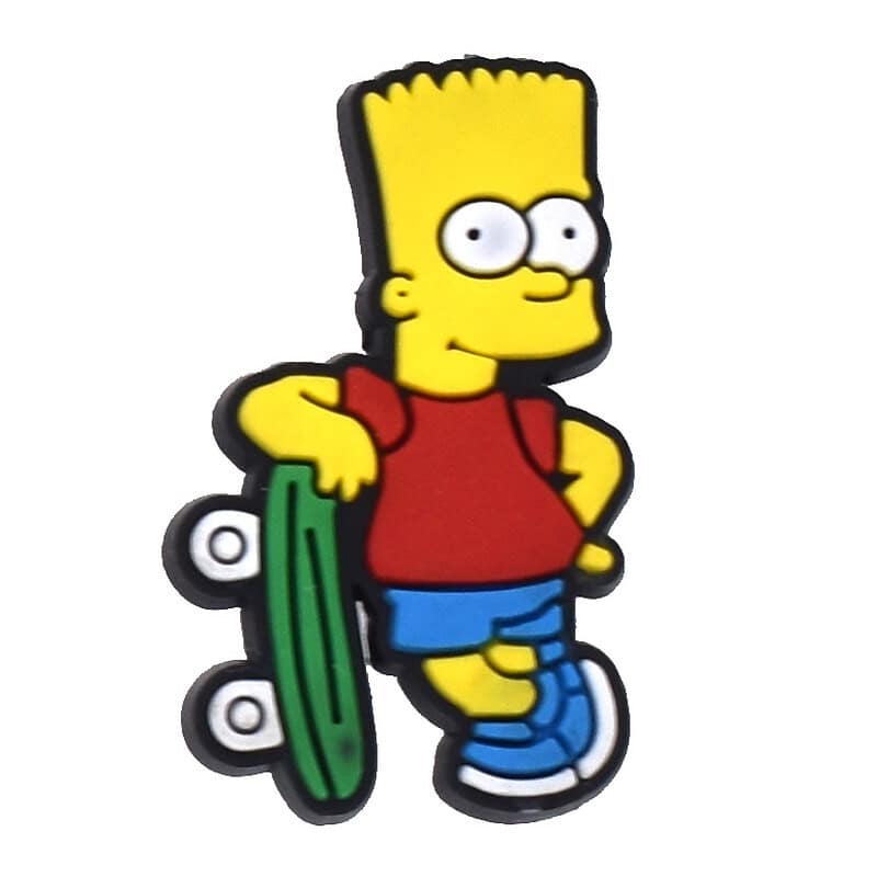 Shoe Charm -   Bart with skateboard Simpsons 48-13