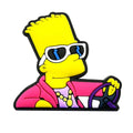 Cool Dude Bart driving 48-21 - Shoe Charm