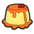 Caramel pudding with raspberries 487-16 - Shoe Charm
