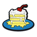 Cake slice with cherry 487-17 - Shoe Charm