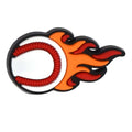 Flaming trail baseball 489-03 - Shoe Charm