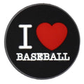 I heart Baseball badge 489-05 - Shoe Charm