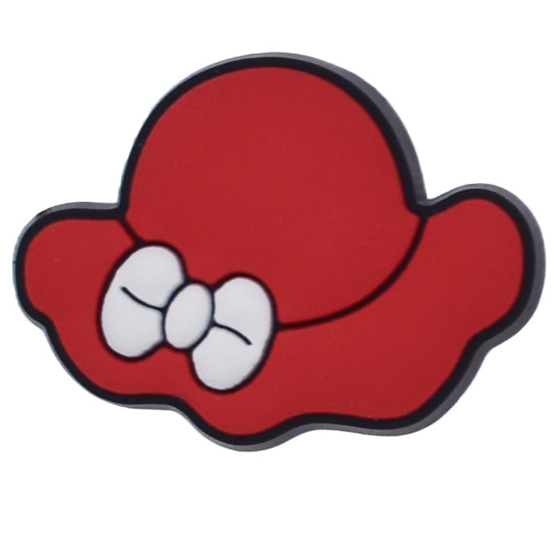 Red bonnet 49-06 Shoe Charm