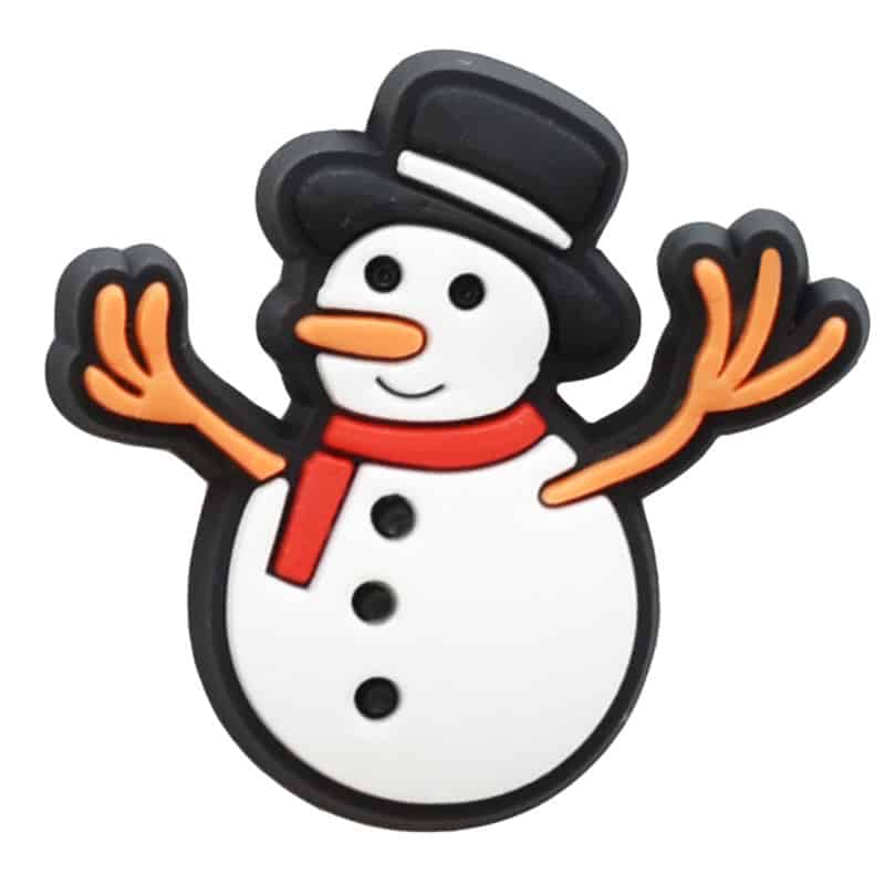 Top hat snowman Christmas Time 54-21 Shoe Charm