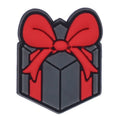 Red ribbon box present Christmas Time 54-28 Shoe Charm