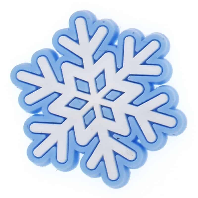 Snowflake pattern Christmas Time 54-32 Shoe Charm