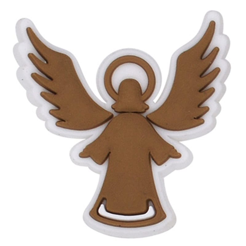 Winged Figure Festive Clog Charm Shoe Charm