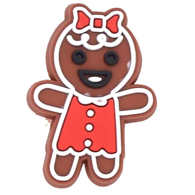 Gingerbread girl Christmas Time 54-35 Shoe Charm
