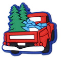 Truck and trees Christmas Time 54-38 Shoe Charm