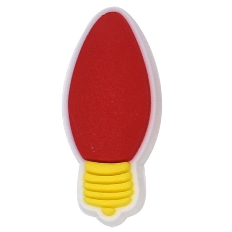Red tree light Christmas Time 54-39 Shoe Charm