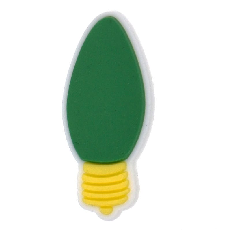 Grteen tree light Christmas Time 54-42 Shoe Charm
