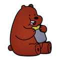 Brown Bear sitting 55-06 Shoe Charm