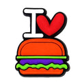 I Love burgers 57-12 Shoe Charm