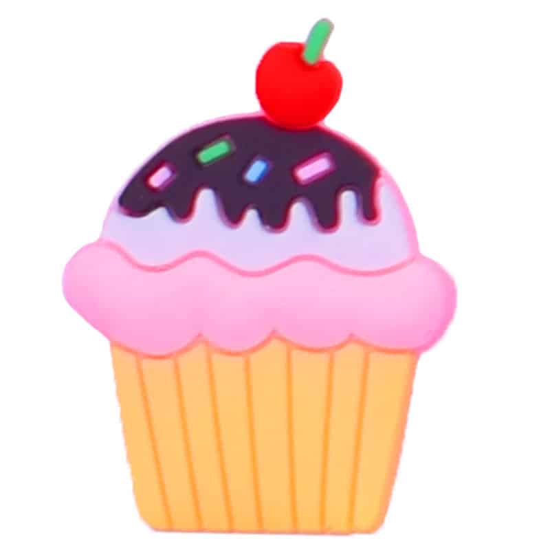Cherry cup cake 57-30 Shoe Charm