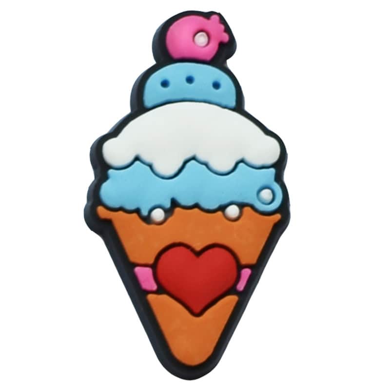 Sprinkle scoops cone 57-41 Shoe Charm