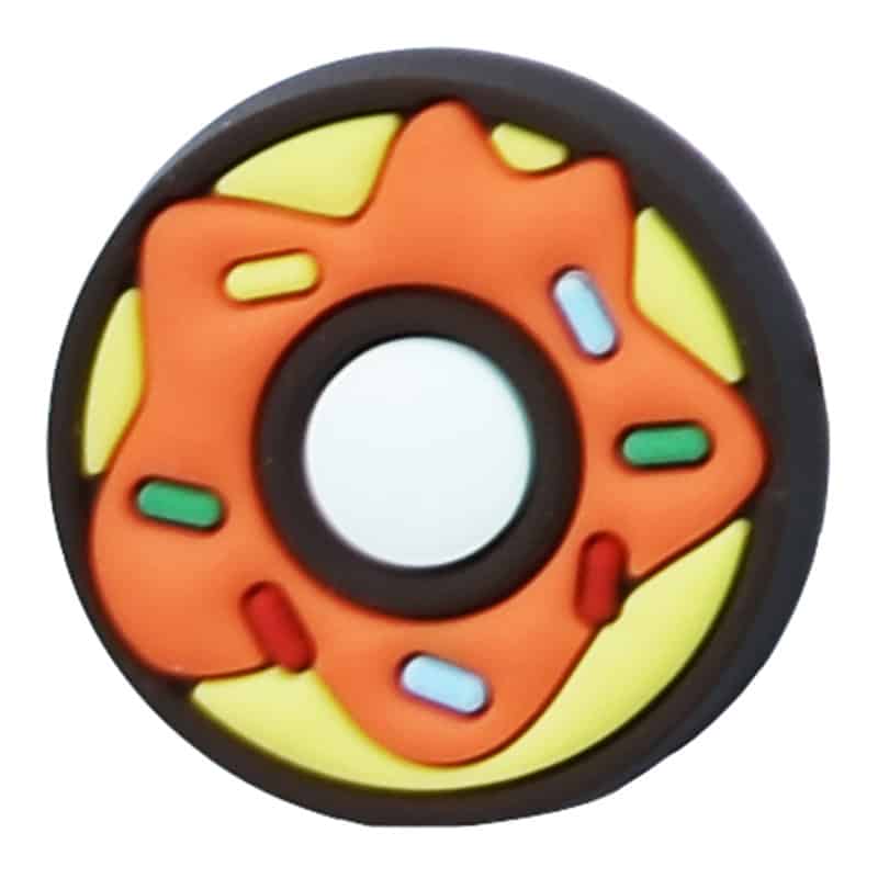 Orange donut 57-54 Shoe Charm