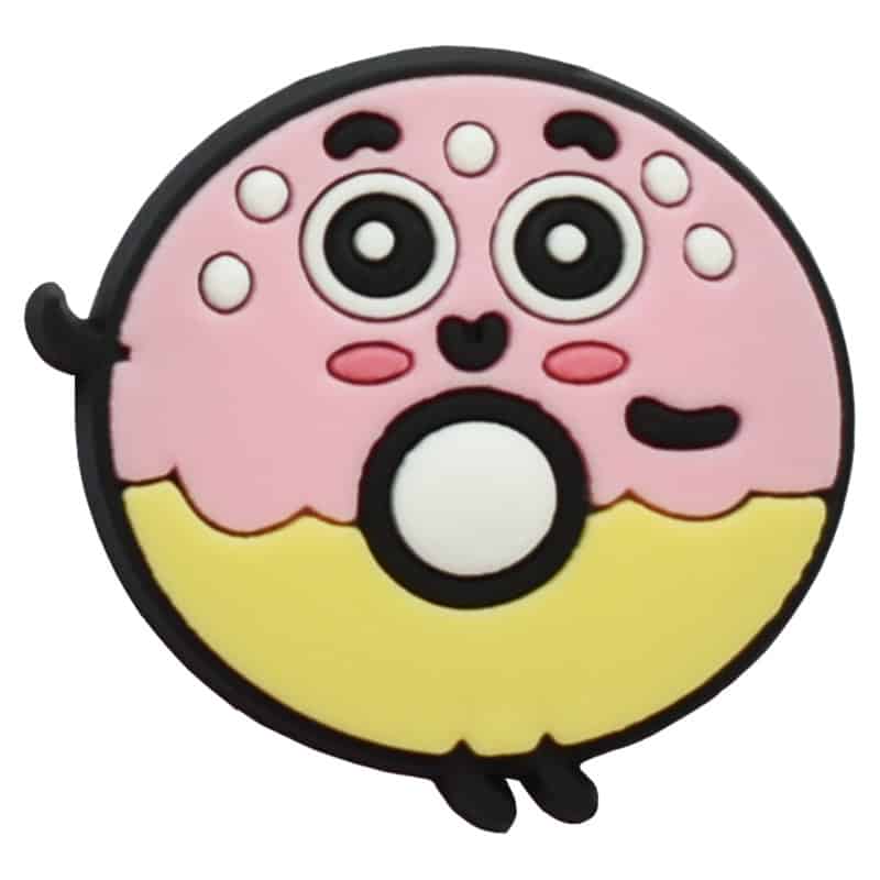 Pink ring donut 57-69 Shoe Charm