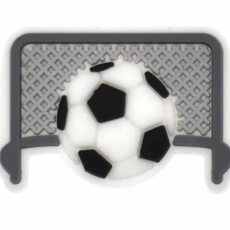 Ball meets goal Football 583-16 Shoe Charm