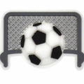 Ball meets goal Football 583-16 Shoe Charm