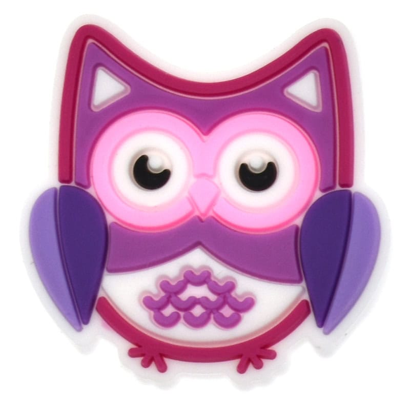 Shoe Charm - Sleepy owl 606-05