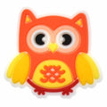 Shoe Charm - Orange owl 606-07
