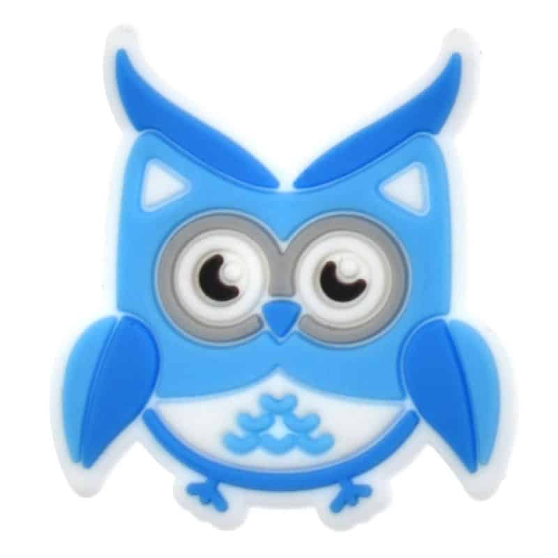 Shoe Charm - Blue owl flappy wings606-11