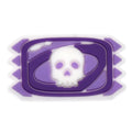 Purple wrapped skull sweet 607-03 - Shoe Charm