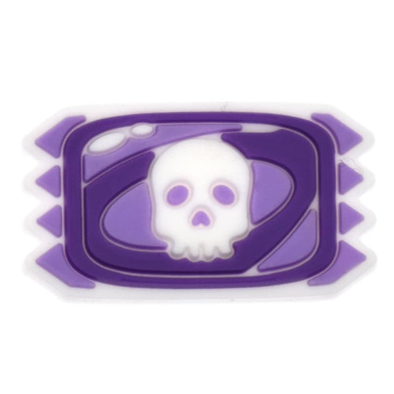 Purple wrapped skull sweet 607-03 - Shoe Charm