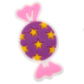 Purple with stars wrapped sweet 607-05 - Shoe Charm