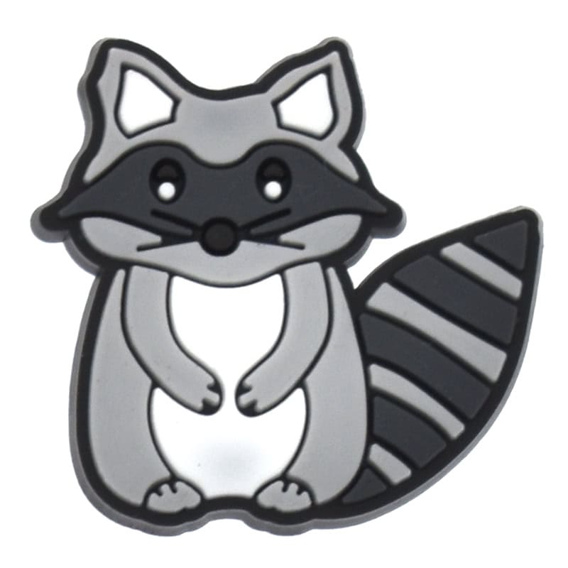 Sitting raccoon 618-03 - Shoe Charm