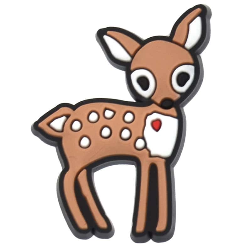 Fawn with heart 618-06 - Shoe Charm