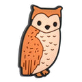 Brown & white owl 618-07 - Shoe Charm