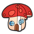 Toadstool mushroom house 618-08 - Shoe Charm