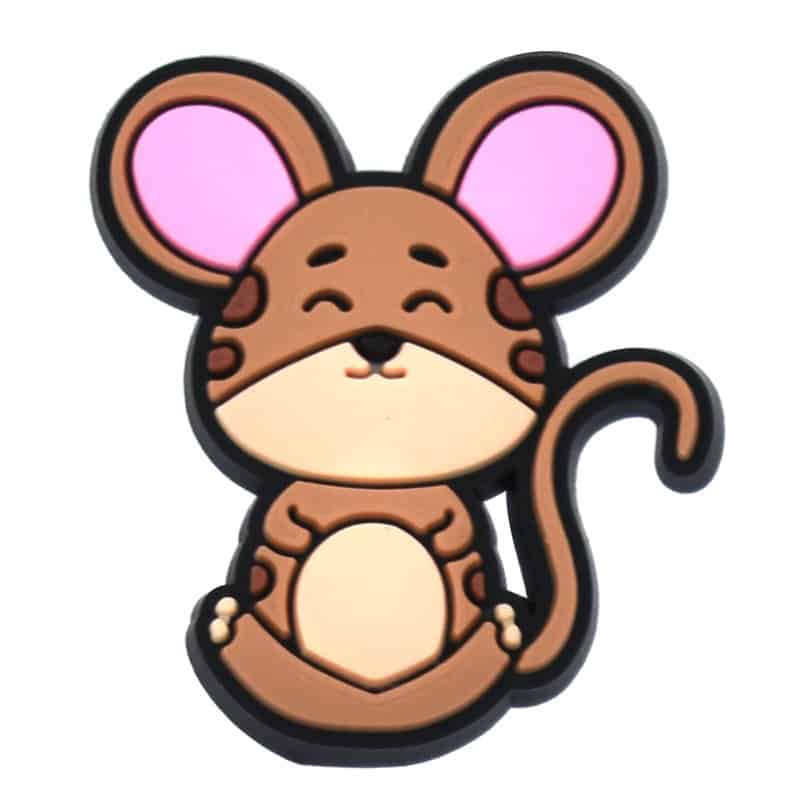 Shoe Charm - Sleepy mouse 626-08