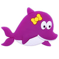 Purple dolphin 63-01 Shoe Charm