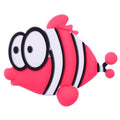 Pink stripey fish 63-04 Shoe Charm