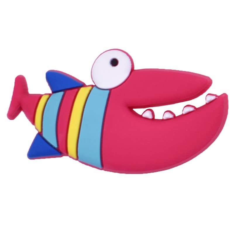Happy red fish 63-06 Shoe Charm