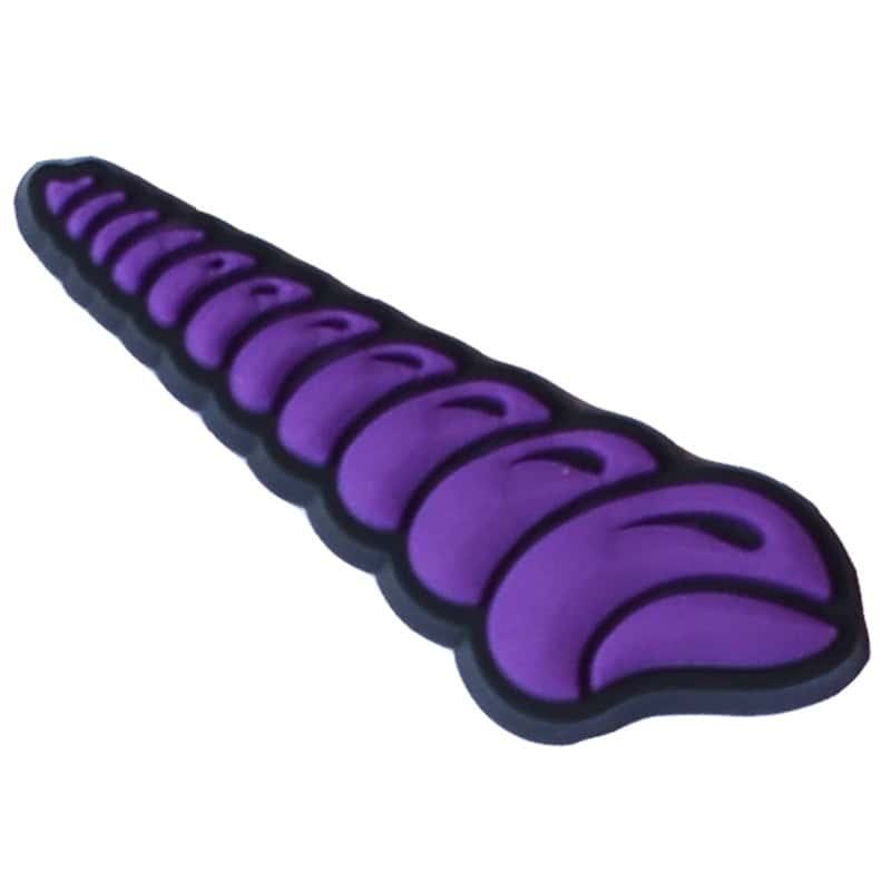 Purple spiral shell 63-10 Shoe Charm