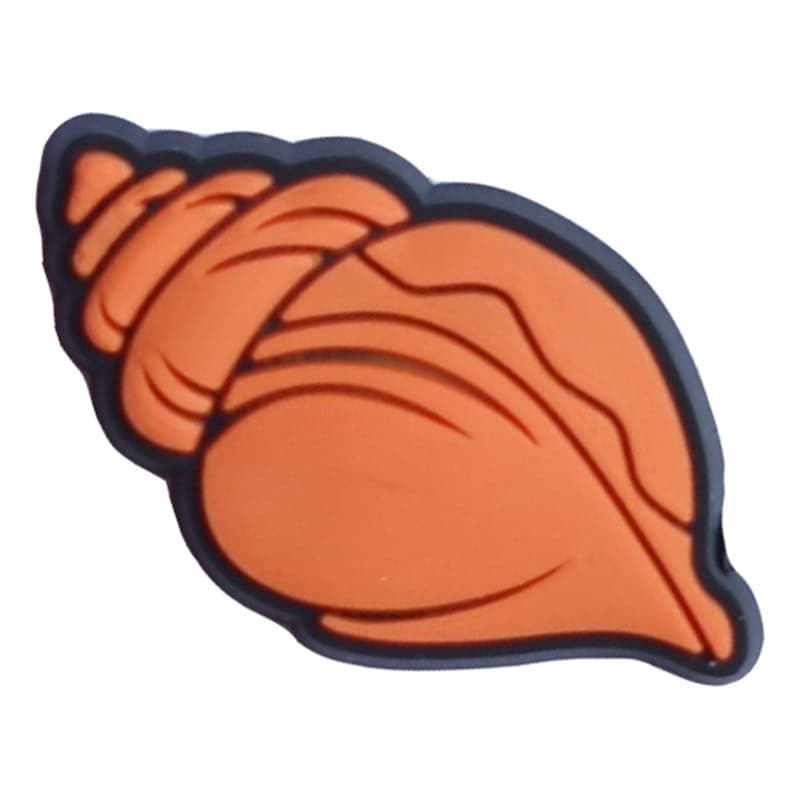 Orange conch shell 63-11 Shoe Charm