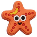 Orange starfish 63-15 Shoe Charm